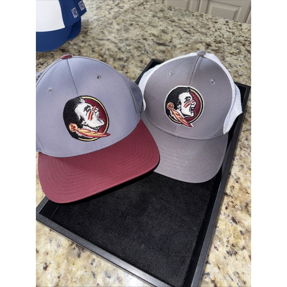 FSU Seminoles SnapBack Trucker Mesh Caps Pacific Head And TOW. (2). 5263